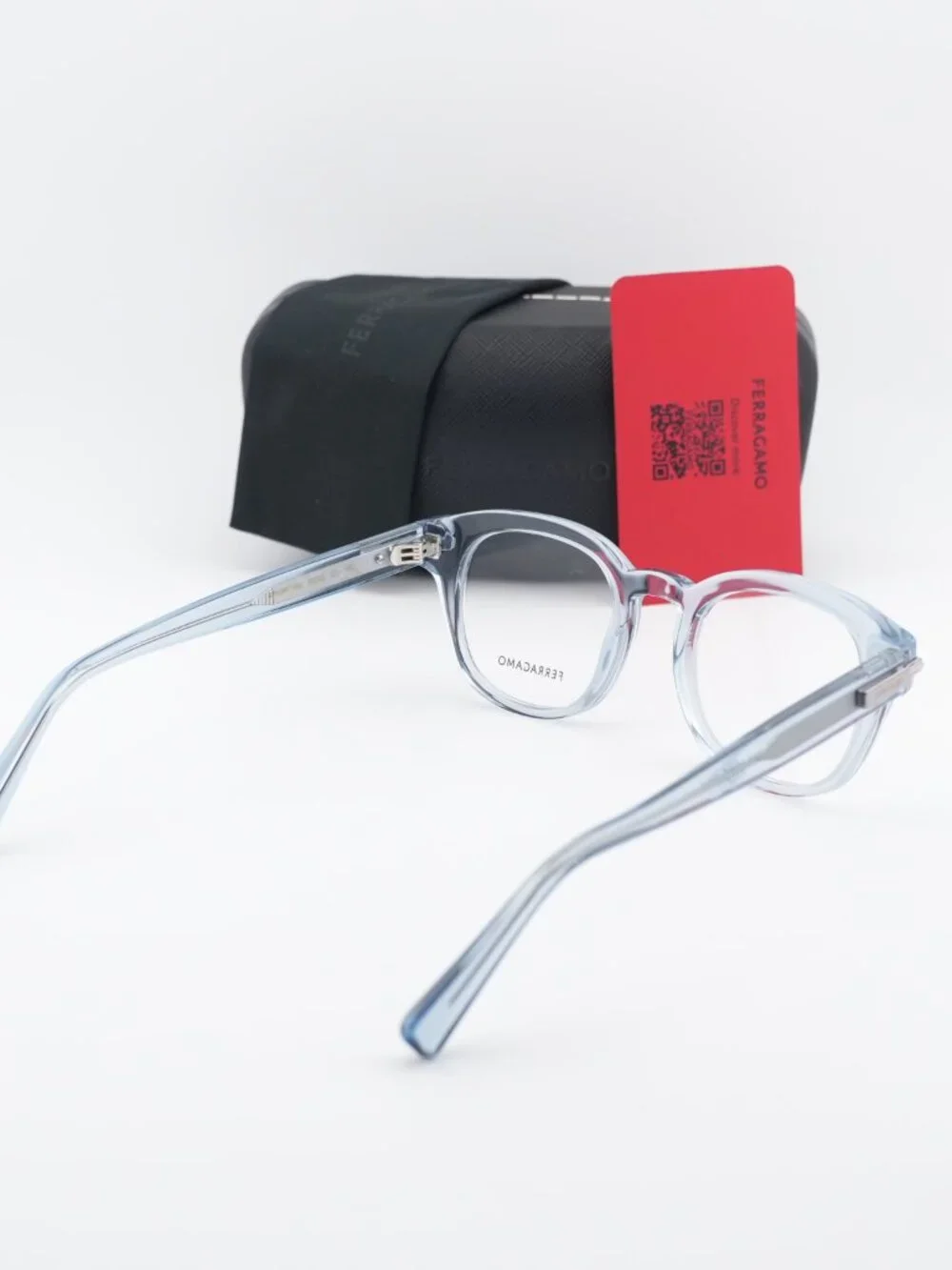 Salvatore Ferragamo SF3033 450 Square Eyeglasses 50mm – Azure